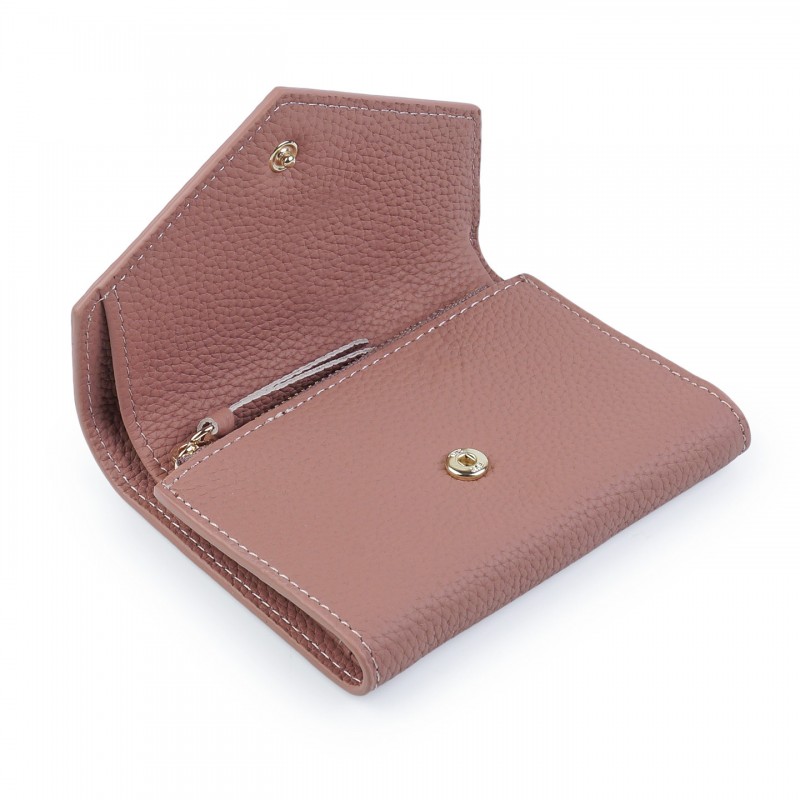 Женский кожаный кошелек Ellie сиреневый - 4 фото