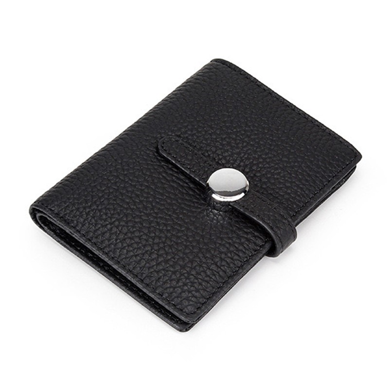 Жіночий шкіряний гаманець Annie чорний фото