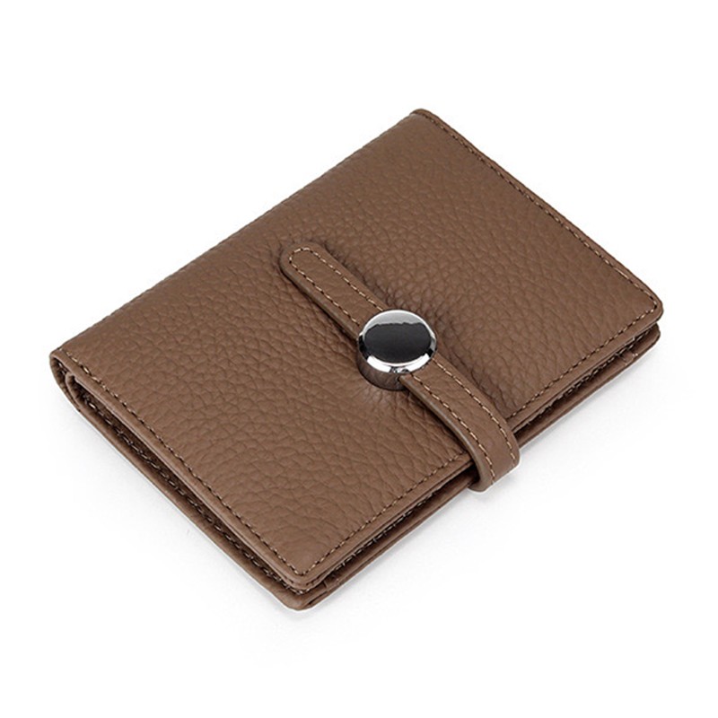 Женский кожаный кошелек Annie коричневый фото