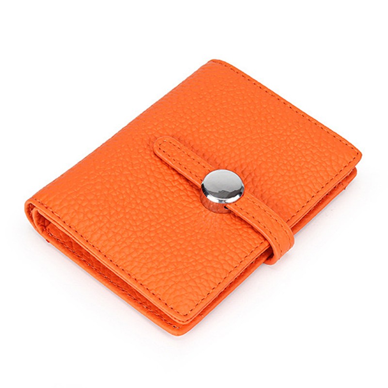 Жіночий шкіряний гаманець Annie помаранчевий фото