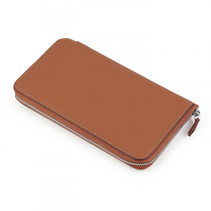 Жіночий шкіряний гаманець Candice коричневий фото