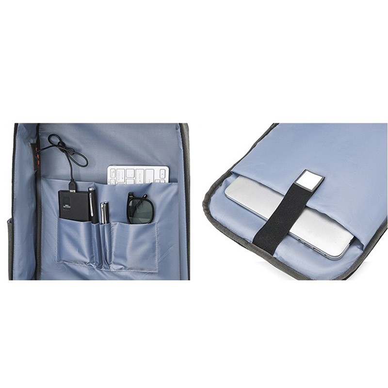 Чоловічий рюкзак Power сірий - 6 фото