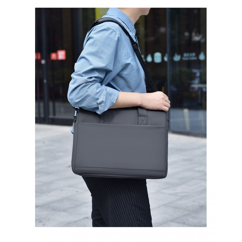 Сумка для ноутбука Confident 16 серая - 2 фото