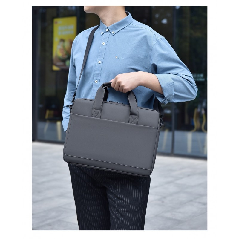 Сумка для ноутбука Confident 16 сіра - 3 фото