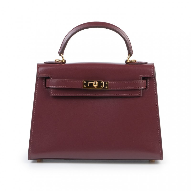 Жіноча шкіряна сумка Nicole 22 бордова фото