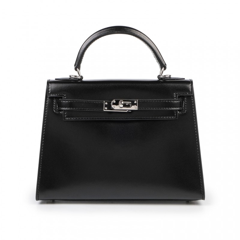 Жіноча шкіряна сумка Nicole S 22 чорна фото