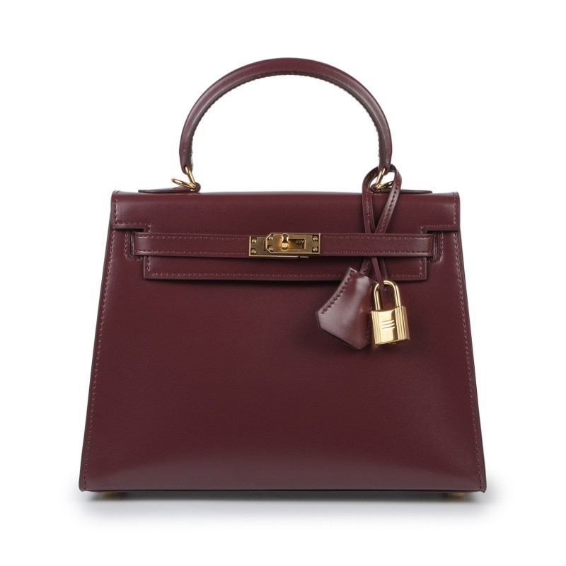 Женская кожаная сумка Nicole 25 бордовая фото