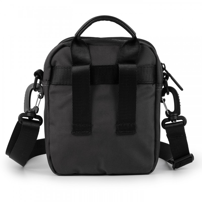 Чоловіча сумка барсетка через плече Henry сіра - 3 фото