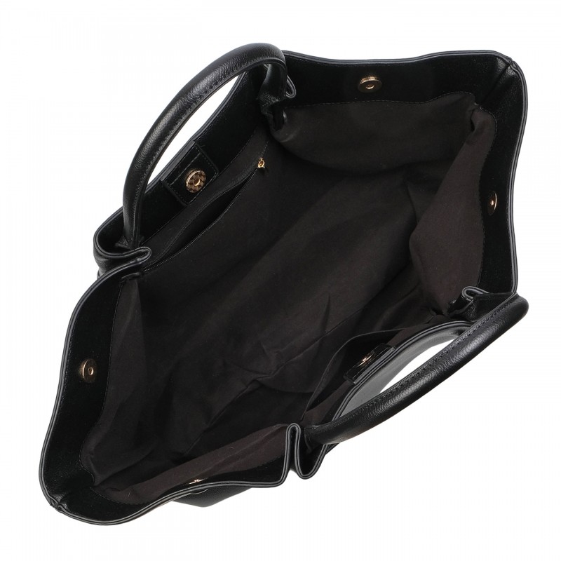 Жіноча сумка тоут Phyllis чорна - 4 фото