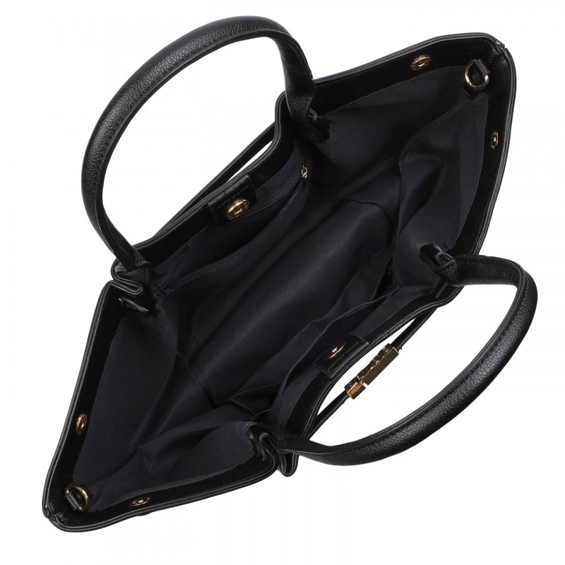 Жіноча сумка тоут Phyllis S чорна - 4 фото