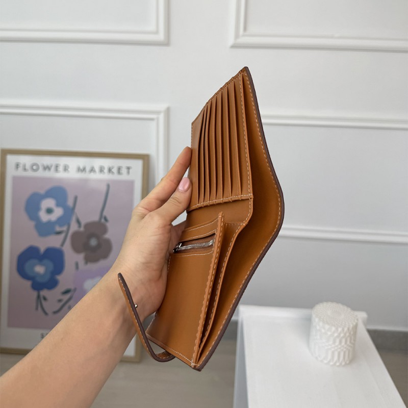 Женский кожаный кошелек Emeline белый - 5 фото