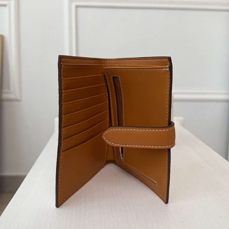 Женский кожаный кошелек Emeline белый - 10 фото