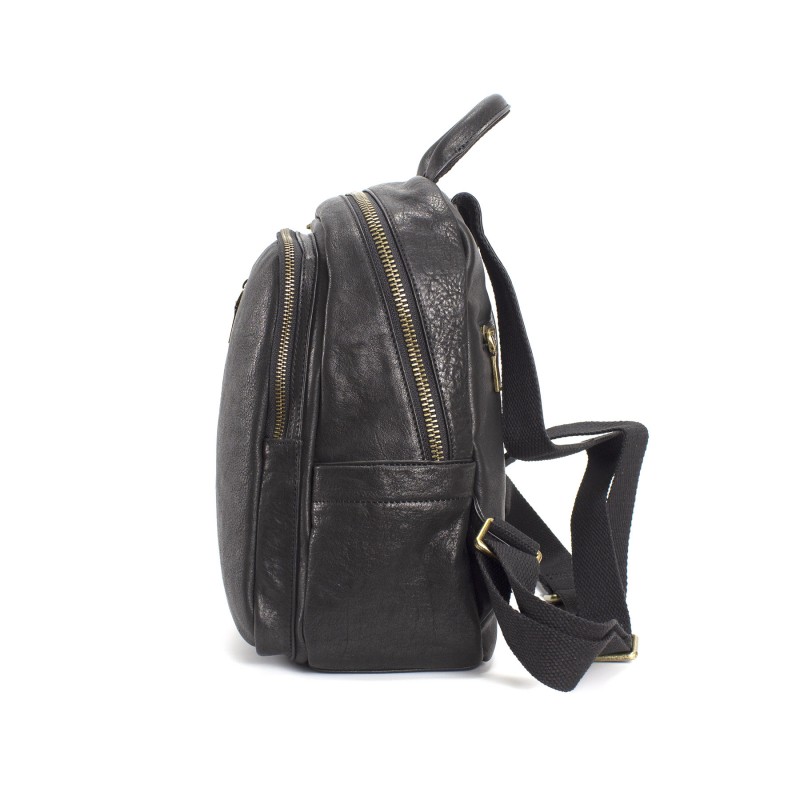 Жіночий шкіряний рюкзак Eliza чорний - 2 фото