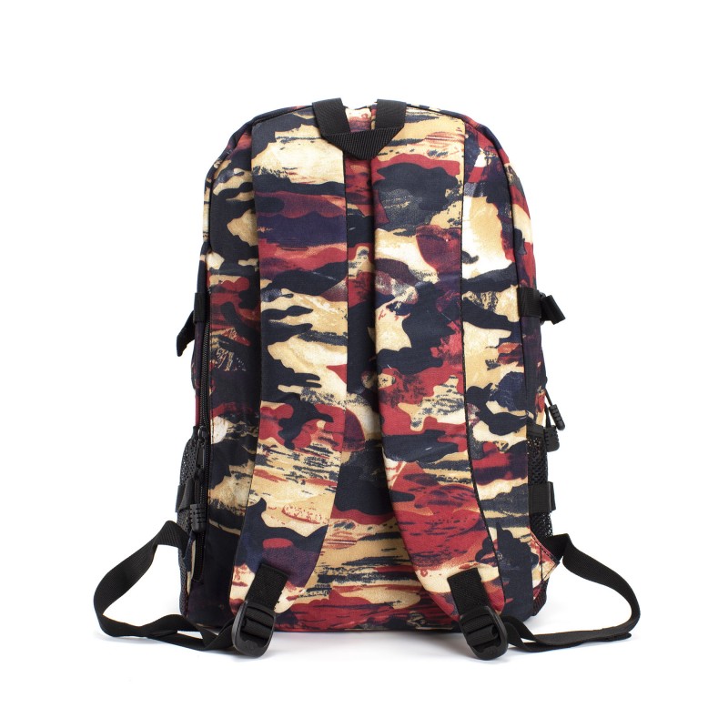Рюкзак дорожный Military бордовый камуфляж - 3 фото