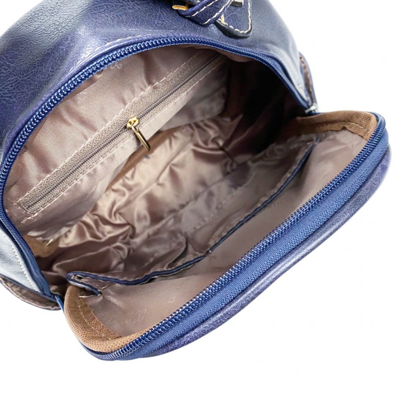 Жіночий рюкзак Bonnie синій - 4 фото