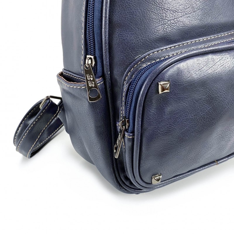 Жіночий рюкзак Bonnie синій - 5 фото