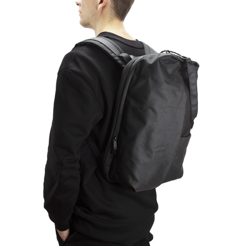 Чоловічий рюкзак Prestige чорний - 6 фото