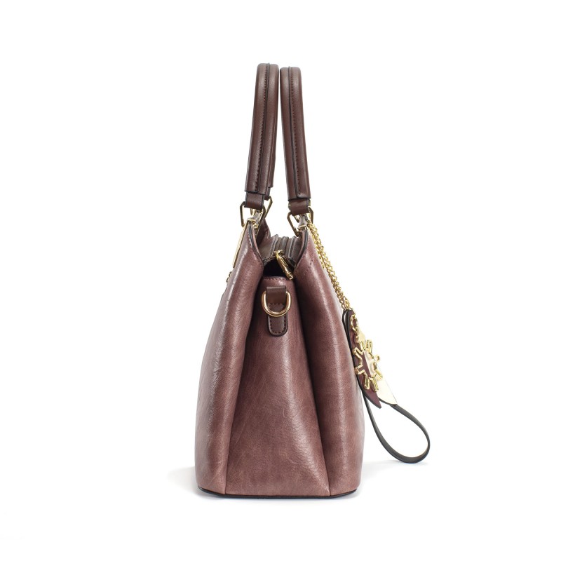 Жіноча класична сумка Tiffany бузкова - 3 фото