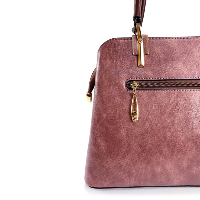 Жіноча класична сумка Tiffany бузкова - 11 фото