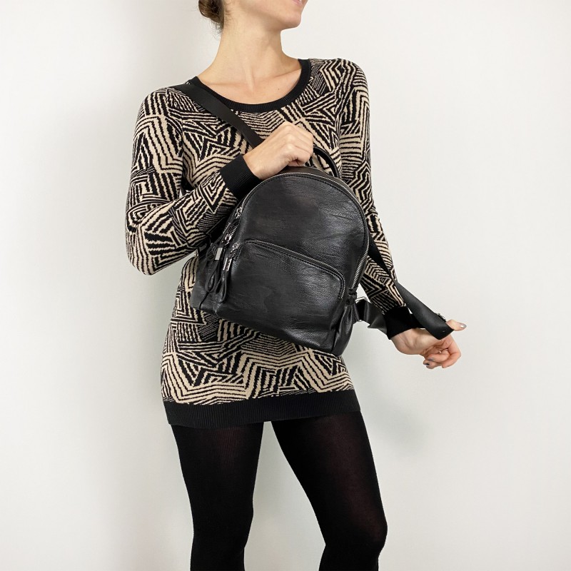 Жіночий рюкзак Patsy чорний - 6 фото
