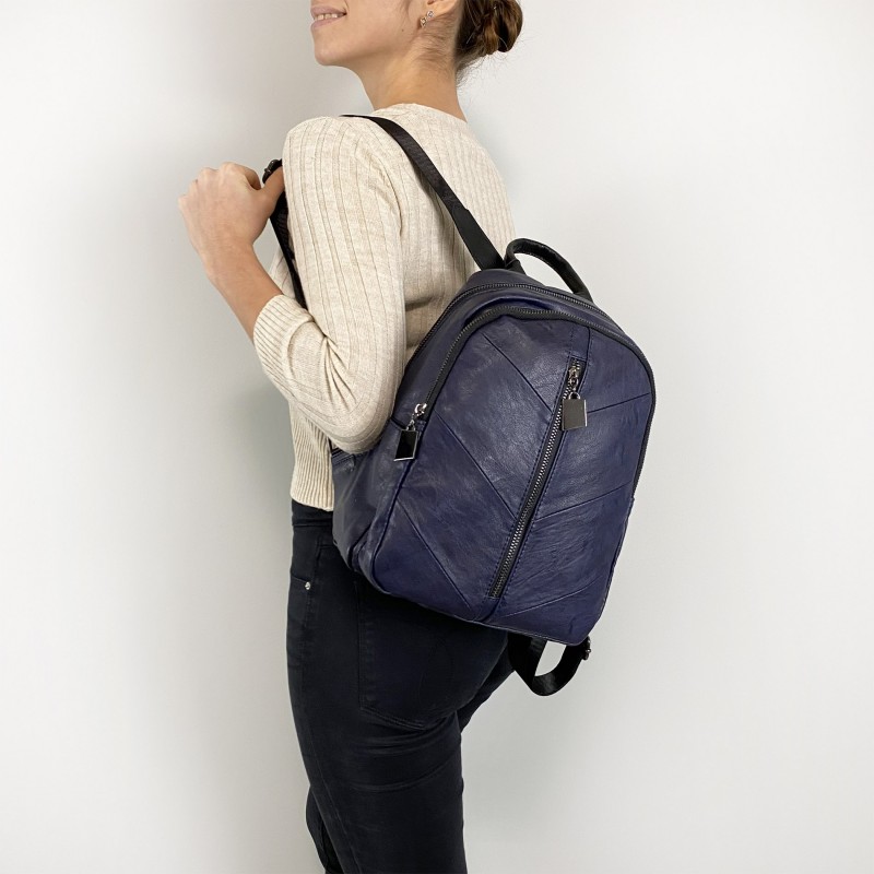 Жіночий рюкзак Jenny синій - 4 фото