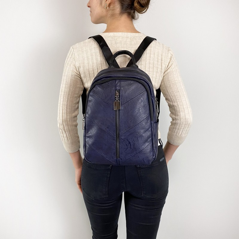 Жіночий рюкзак Jenny синій - 5 фото