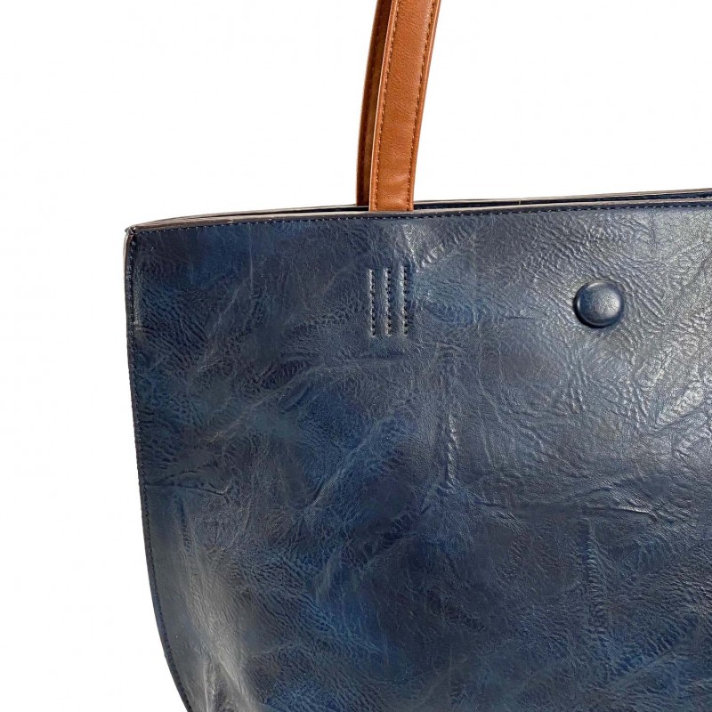 Женская сумка Karen синяя - 3 фото