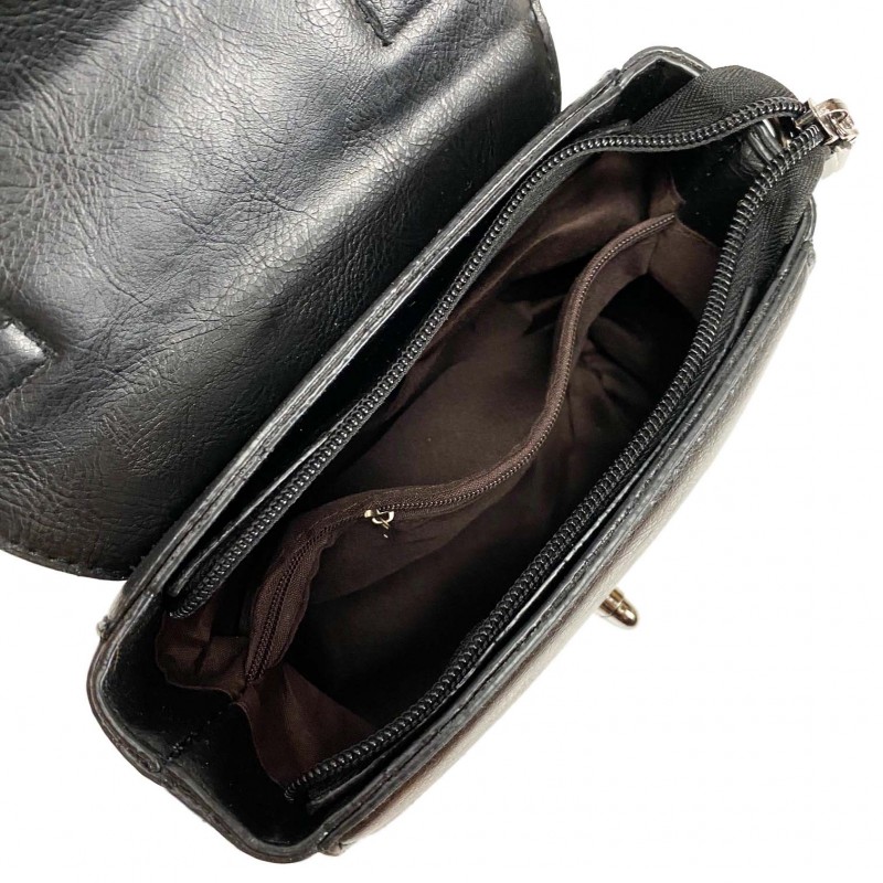 Женская сумочка-клатч Abby черная - 8 фото