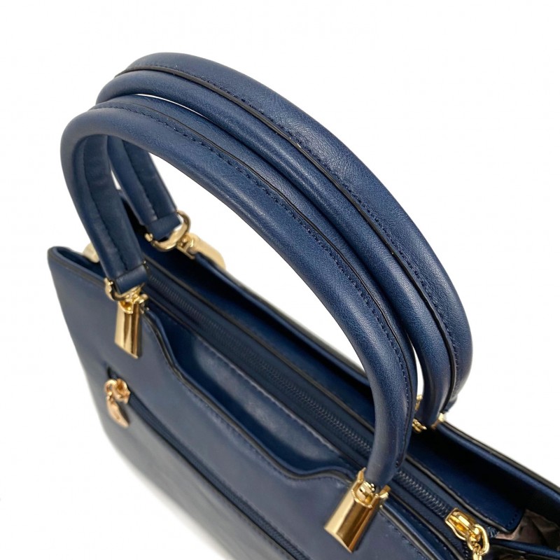 Жіноча класична сумка Isa Paulina Fly синя - 4 фото