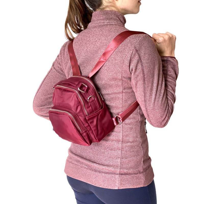 Жіночий рюкзак Vox бордовий - 3 фото