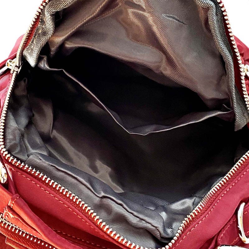 Женский рюкзак Vox бордовый - 7 фото