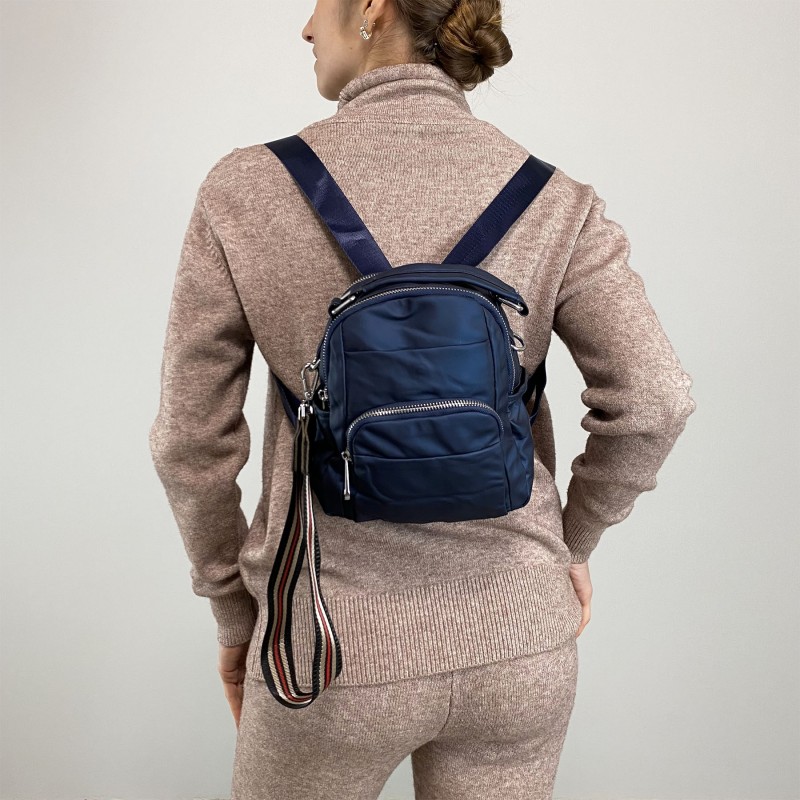 Жіночий рюкзак Betty синій - 3 фото