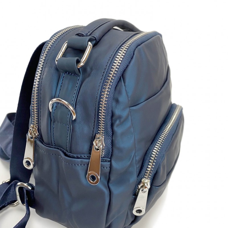 Жіночий рюкзак Betty синій - 7 фото