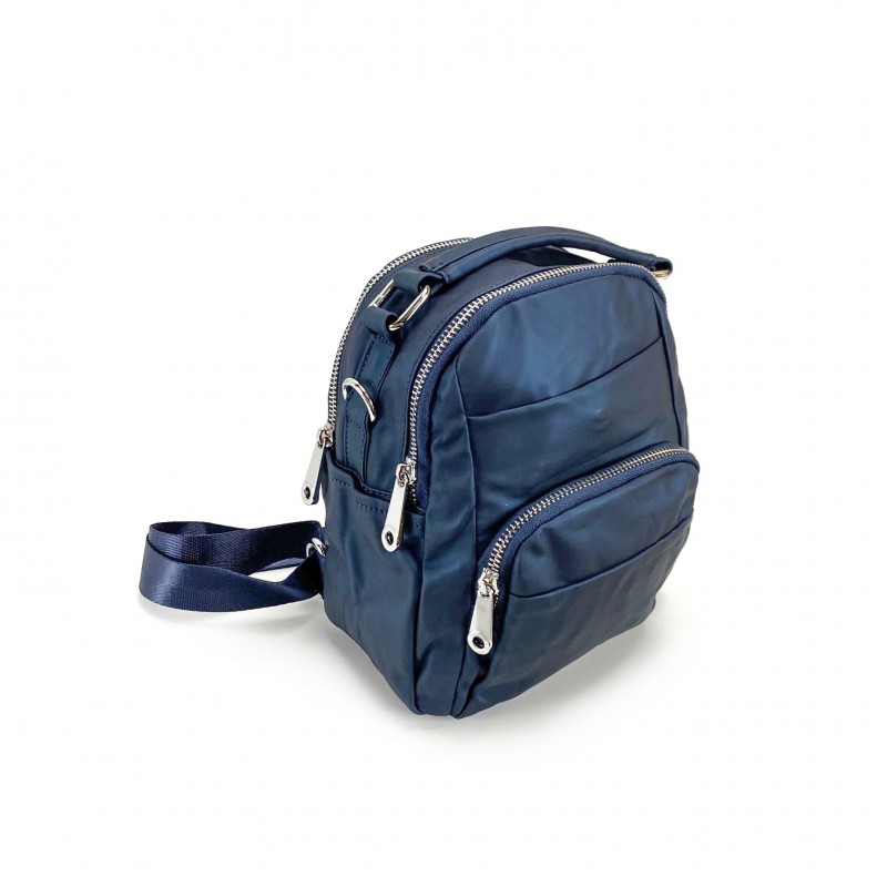 Жіночий рюкзак Betty синій - 9 фото