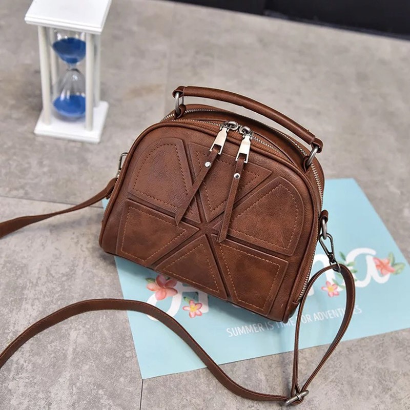 Женская сумка Ellen коричневая - 10 фото