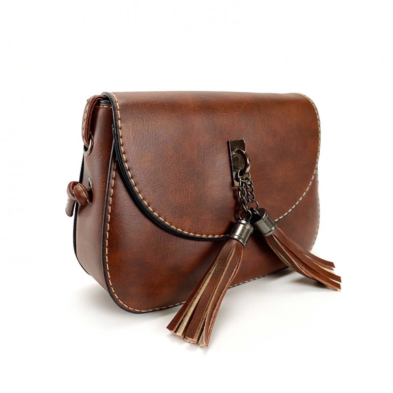 Женская сумка-клатч Anita коричневая - 5 фото