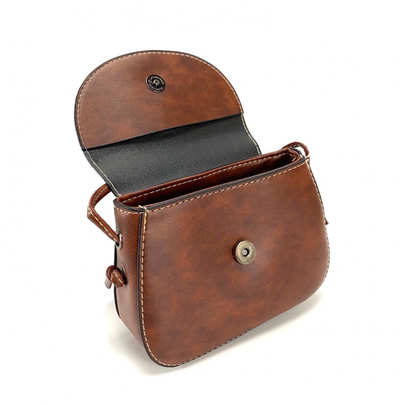 Женская сумка-клатч Anita коричневая - 6 фото