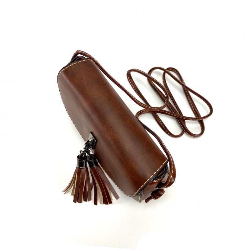 Женская сумка-клатч Anita коричневая - 8 фото