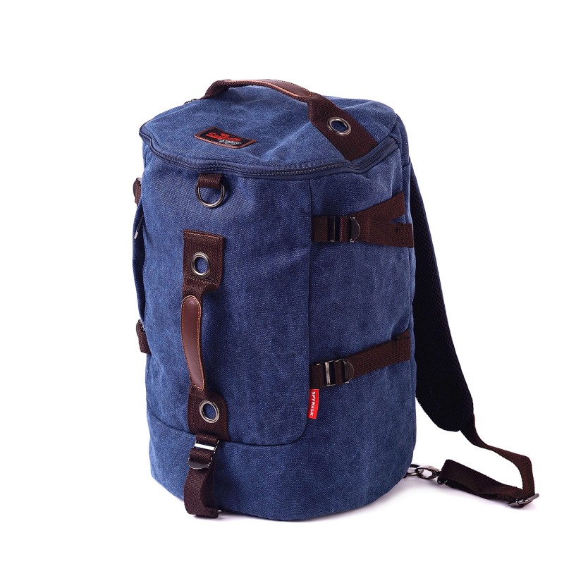 Мужской городской рюкзак-сумка Spywalk синий - 2 фото