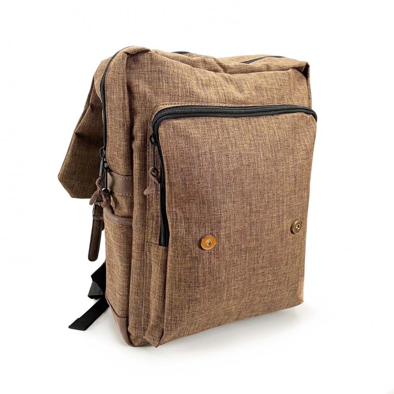 Рюкзак міський Concept коричневий - 9 фото