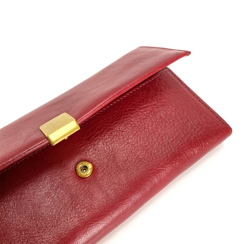 Жіночий гаманець Alyssa шкіряний червоний - 1 фото