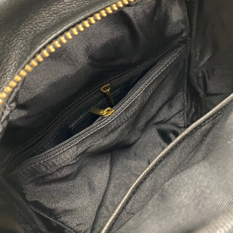 Женский кожаный рюкзак Fiona черный - 9 фото
