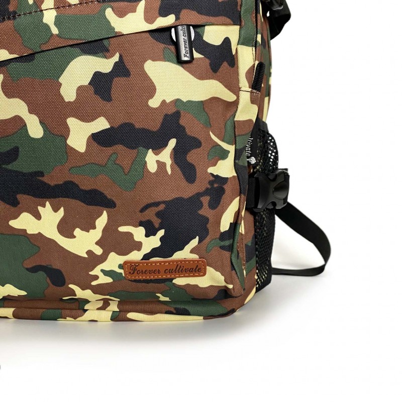 Рюкзак дорожный Combat коричневый камуфляж - 11 фото