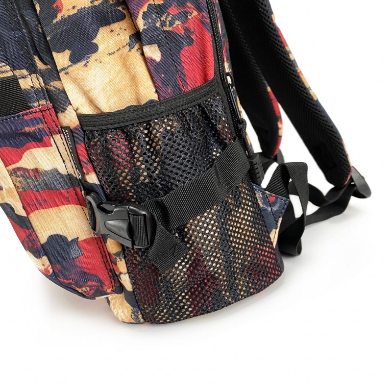 Рюкзак дорожный Military бордовый камуфляж - 7 фото