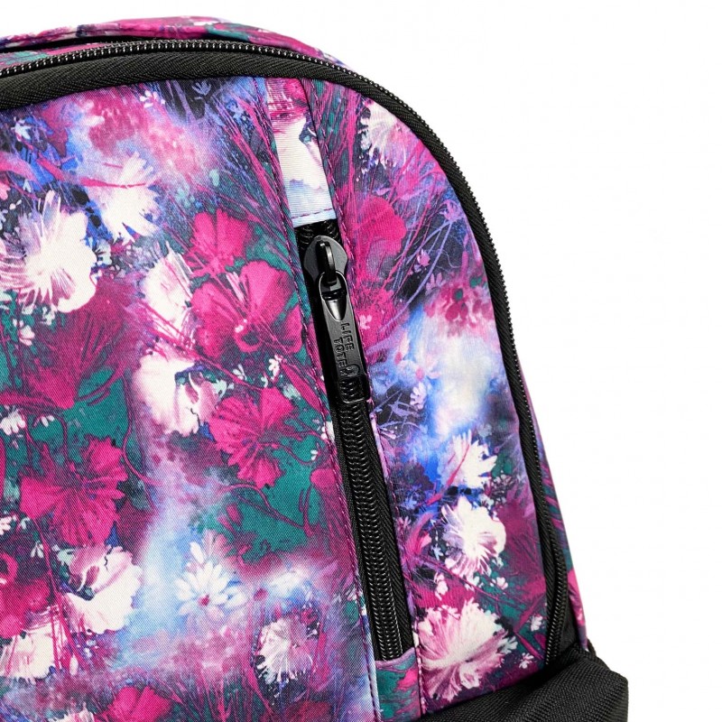 Женский рюкзак Flowers фиолетовый - 9 фото