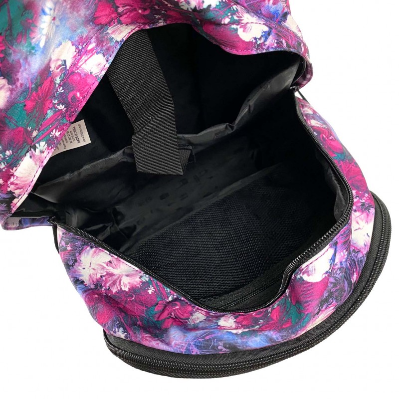 Женский рюкзак Flowers фиолетовый - 10 фото