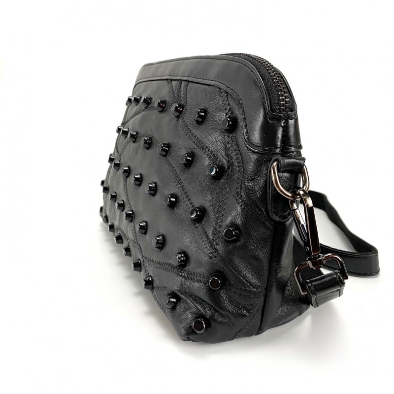 Женская сумка-клатч Louisa черная - 7 фото