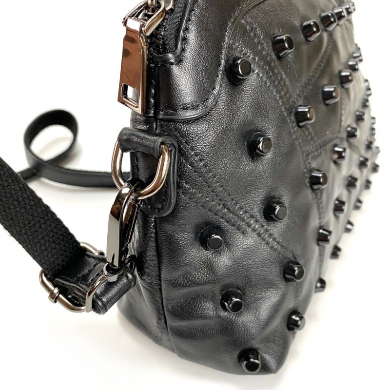 Женская сумка-клатч Louisa черная - 9 фото