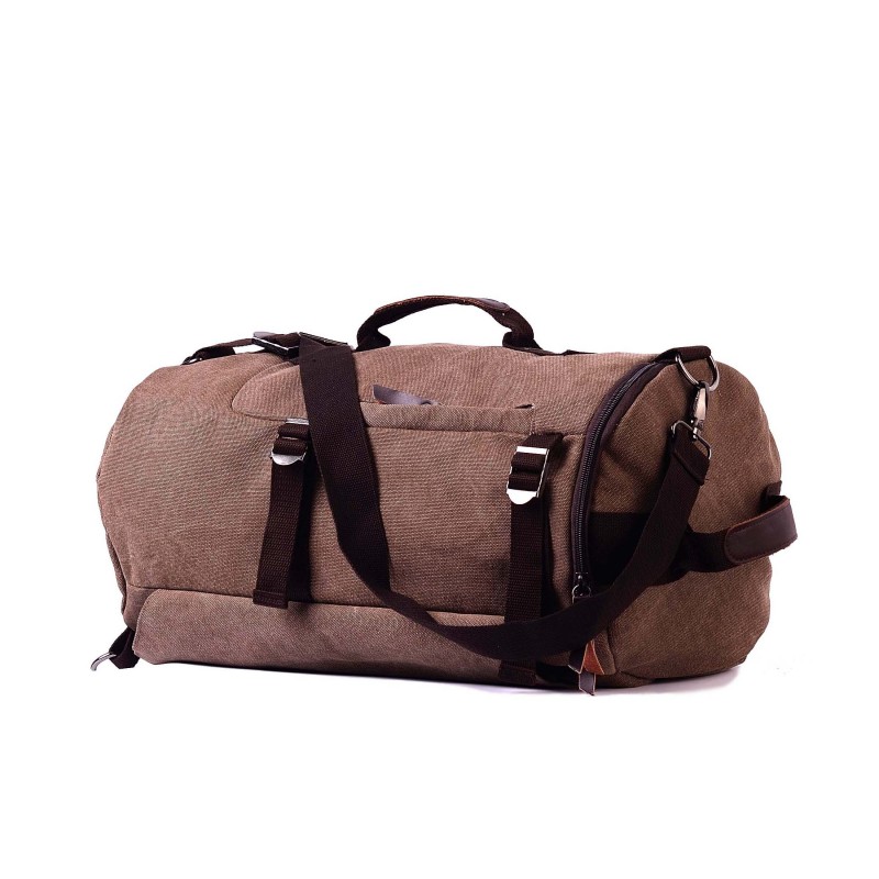 Чоловічий міський рюкзак-сумка Hunter коричневий - 8 фото