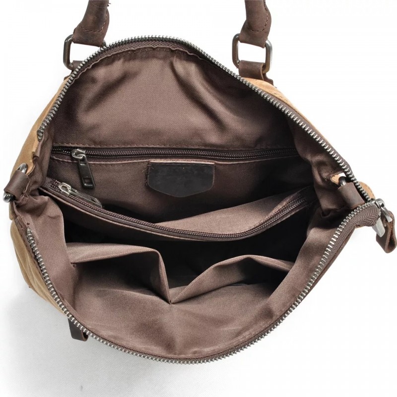 Женский рюкзак Casual way светло-коричневый - 10 фото